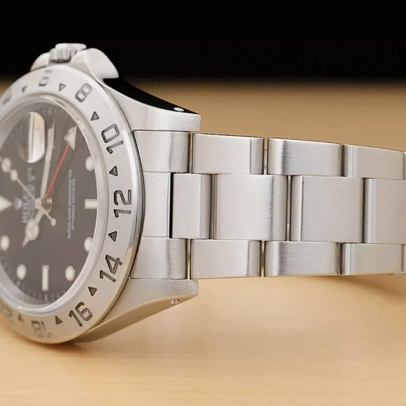 MINT ROLEX MENS EXPLORER BLACK GMT DATE 40MM WATCH - Picture 3 of 6